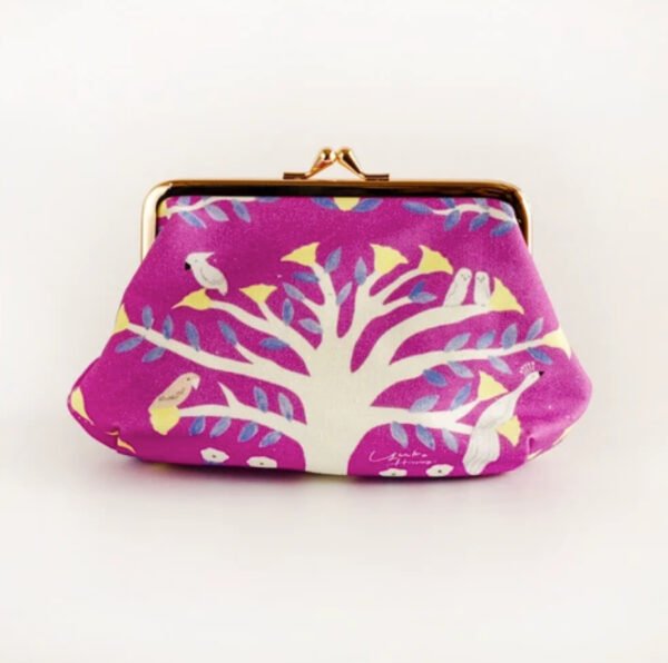 口金包-柊有花 粉紅